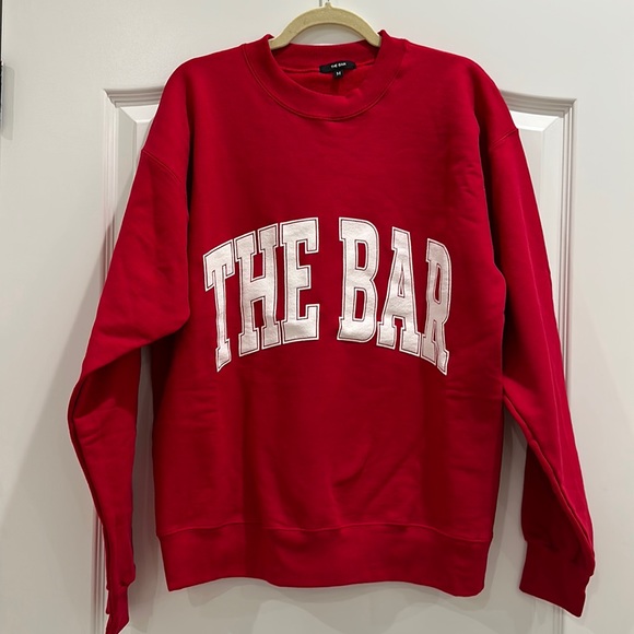 The Bar | Tops | The Bar Varsity Sweatshirt | Poshmark